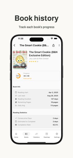 Booktiny: Reading Tracker Screenshot 3